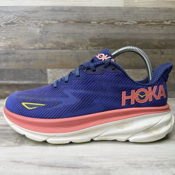 Hoka One One Clifton 9 Women's Size 8D Blue Running Shoes Sneakers 1132211 EVN - Picture 3 of 9